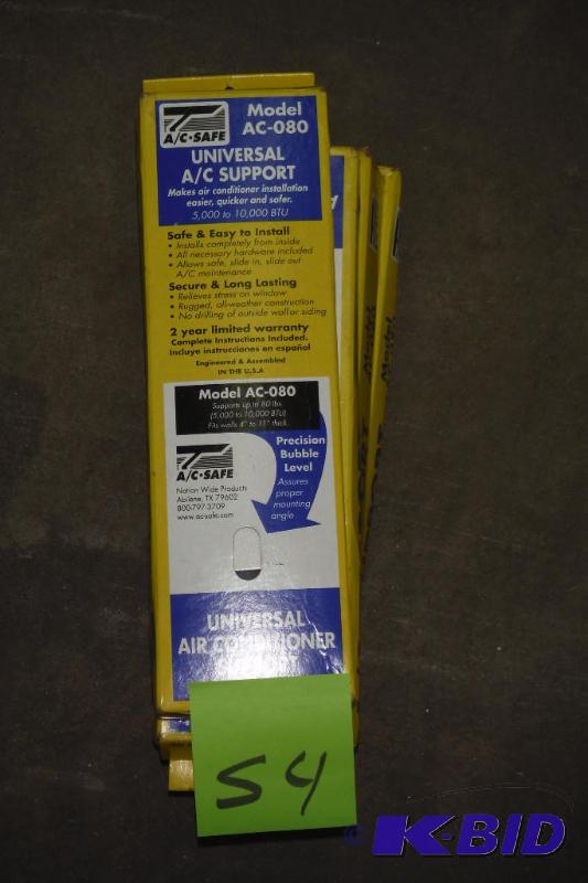 lot of 4 universal AC supports