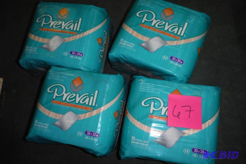 lot of 4 XL previal