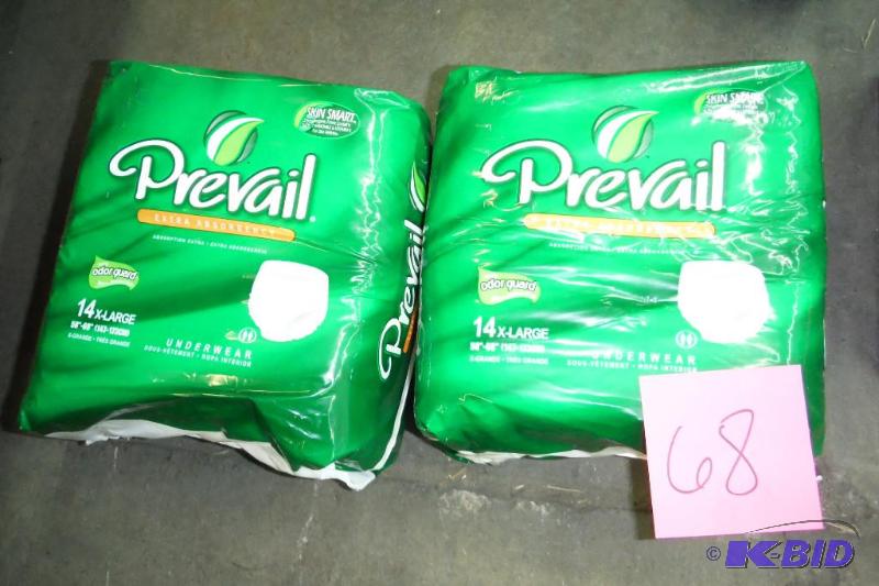 lot of 2 XL previal