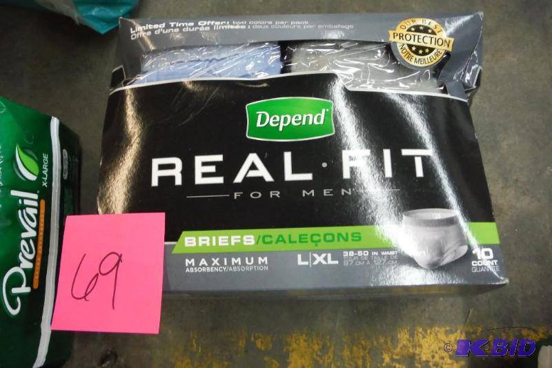 depend 10ct largeXL
