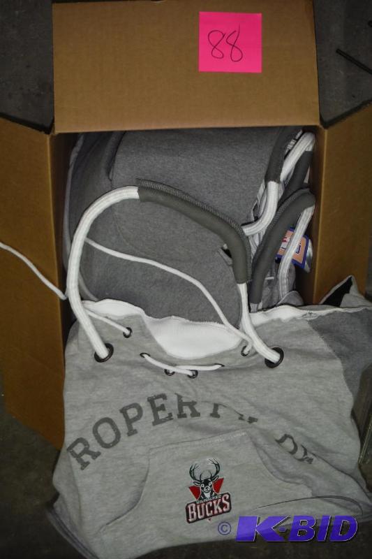 1 box of mixed NBA totes