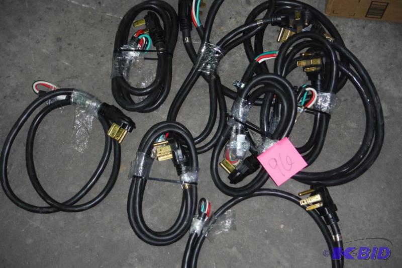 lot of 9 replacement supply cords - see picture