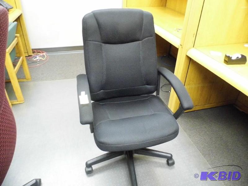 Black Cloth Desk Chair