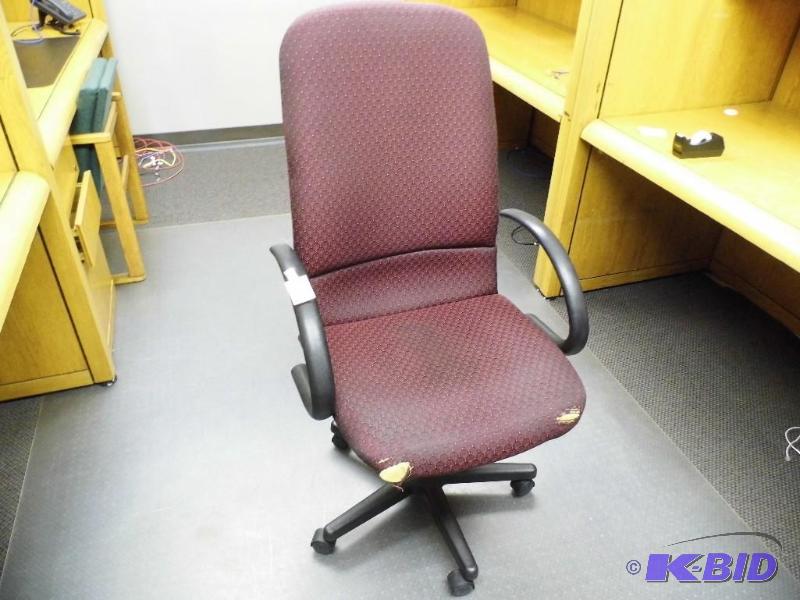 Burgundy Desk Chair