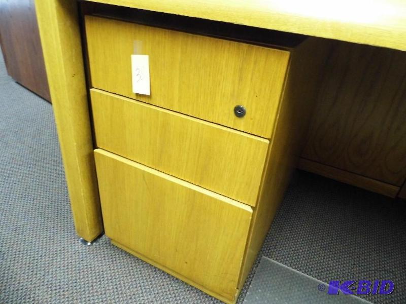 Oak File Cabinet