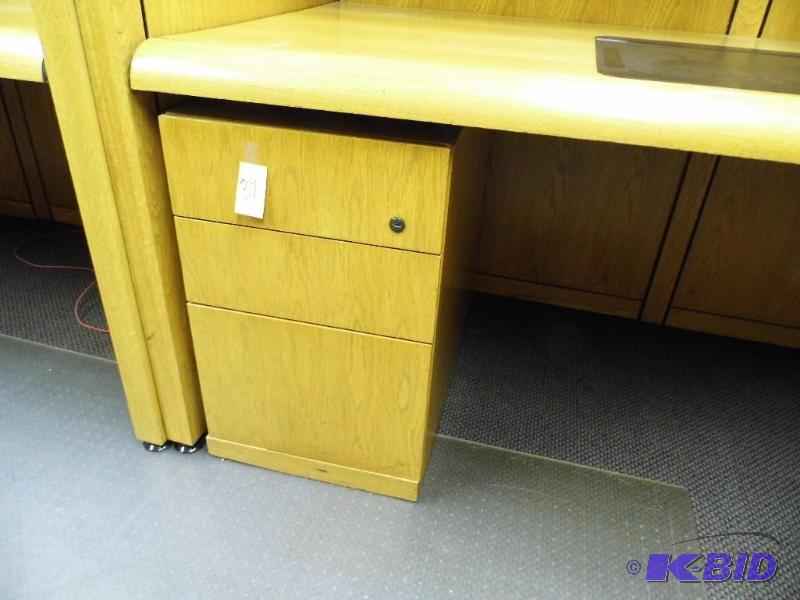 Oak File Cabinet