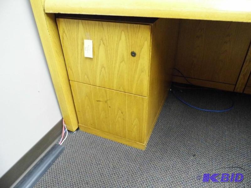 Oak File Cabinet
