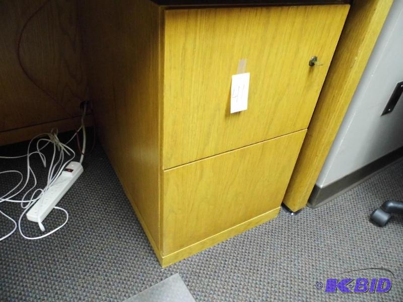 Oak File Cabinet