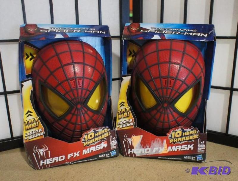 New Spider Man Hero FX Mask - 2 in the lot - ...