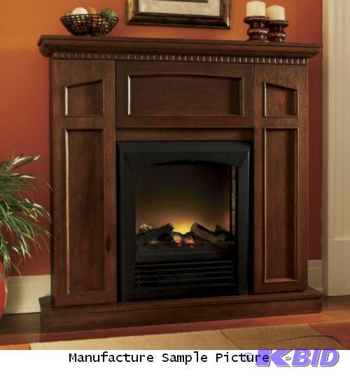 Convertible Storage Electric Fireplace with&n...