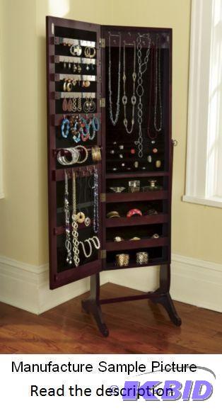 Mirrored Front Jewelry Armoire - Our Jewelry ...
