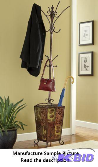 Metal Umbrella Stand and Coat Rack - This lov...