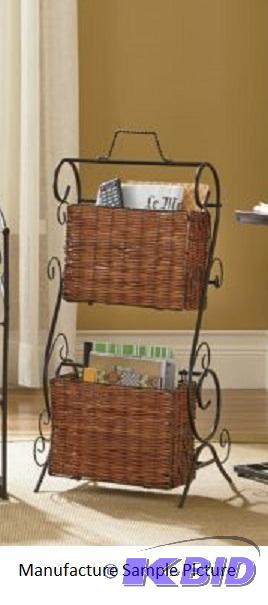 Two Tier Scrolled Basket Rack -&nbsp12&quot...