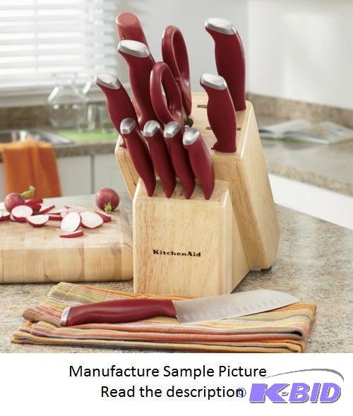 Kitchenaid Red and Stainless Kitchen Cutlery ...
