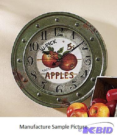 Apple Clock -&nbspLike vintage vendor signs ...