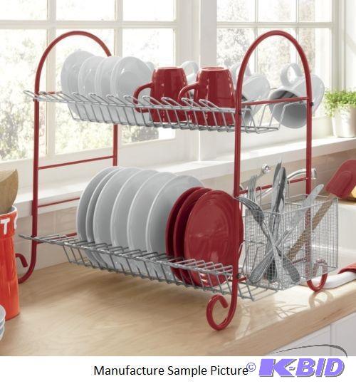 Two Tier Dish Drainer - Our large-capacity 2-...