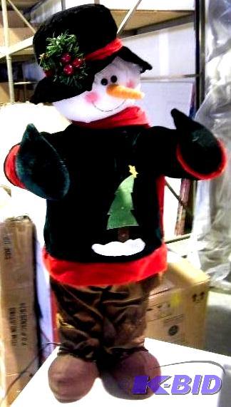 Fiber Optic Animated Snowman - 26 x 18 - Come...