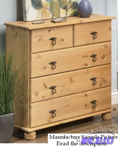 Finca 5 Drawer Pine Dresser - Drawers have me...
