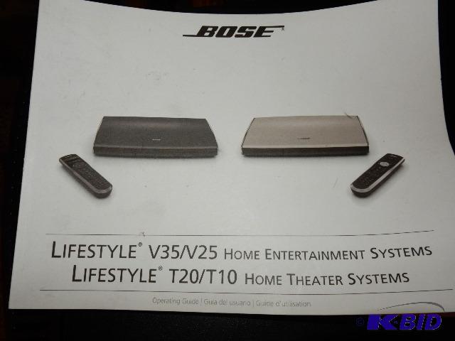 lot 10 image: BOSE Speaker System   4 small speakers  1 Mod...