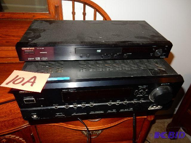 lot 10A image: Onkyo Model DVSP404 DVD Player ONKYO Model HT...