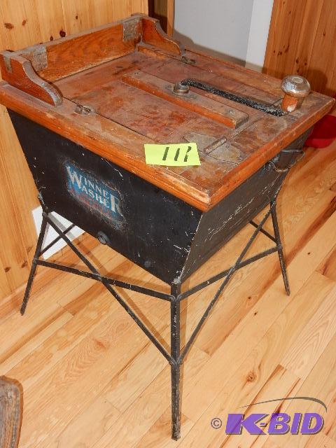 lot 111 image: ANTIQUE &quotWINNER" brand hand Washing...