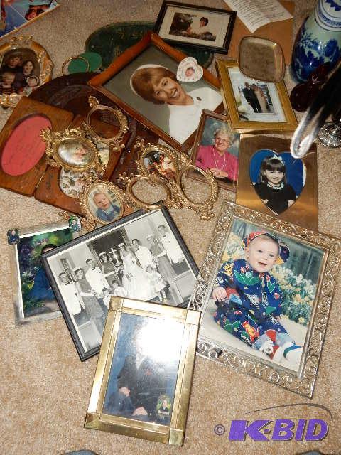 lot 128 image: large lot of frames as shown.. Some have intr...