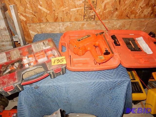 lot 138 image: PASLODE Impulse Framing Nailer and Case of Pa...