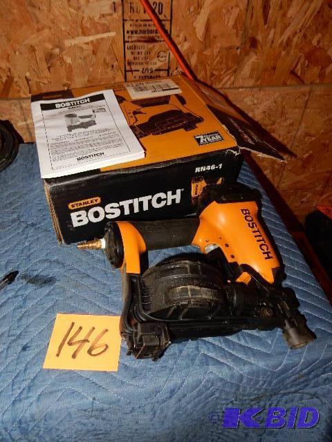 lot 146 image: Bostitch RN46 Coilfed, Pneumatic Roofing Nail...