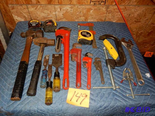 lot 149 image: Miscellaneous tools as pictured.. Includes  ...