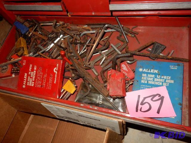 lot 159 image: Large lot of Allen Wrenches...