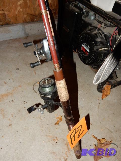 lot 171 image: Garcia Mitchell and Quantum Reels.. Both pole...