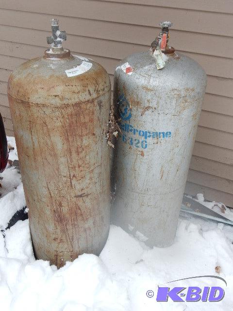 lot 192 image: 2, 50 gallon propane gas tanks. Bring your ow...
