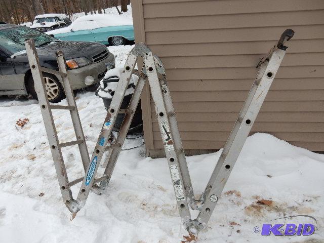 lot 196 image: WERNER,, Duty Master Aluminum ladder.   ...