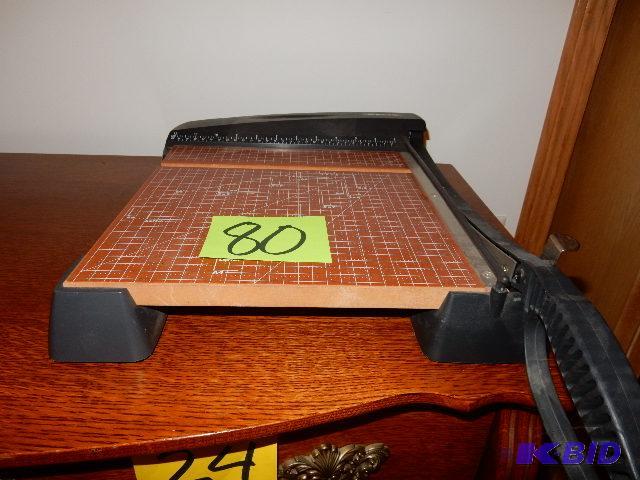 lot 80 image: X ACTO Paper Cutter. 12in...