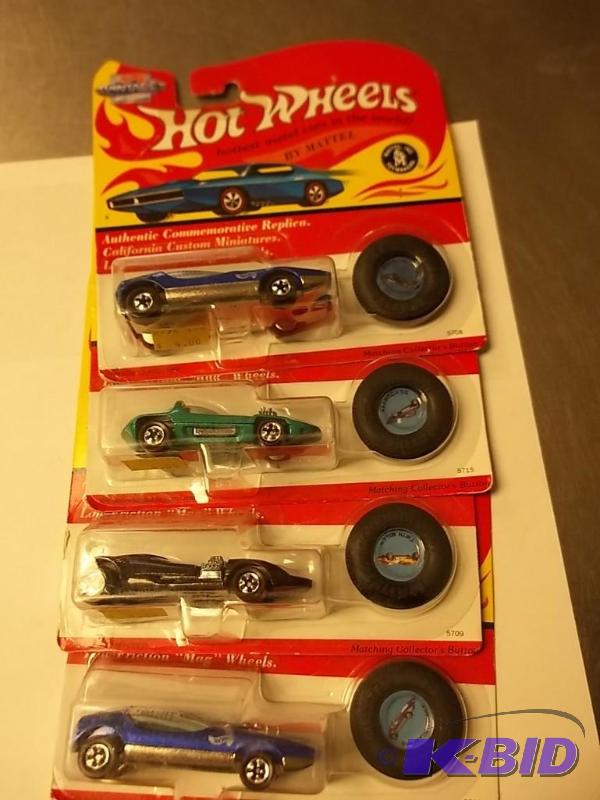 lot 102 image: Lot of 4 Hot Wheels Vintage Series