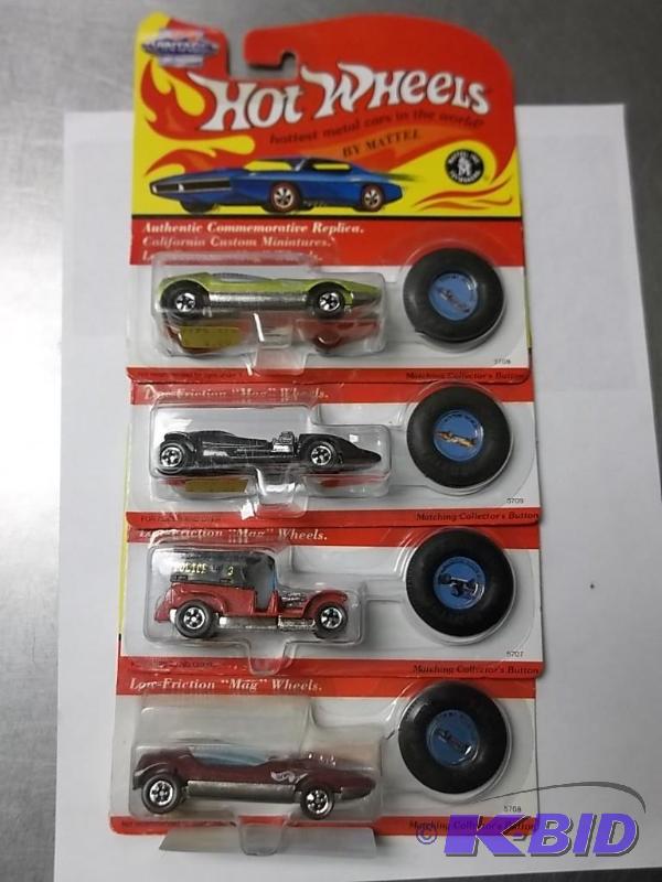 lot 104 image: Lot of 4 Hot Wheels Vintage Series