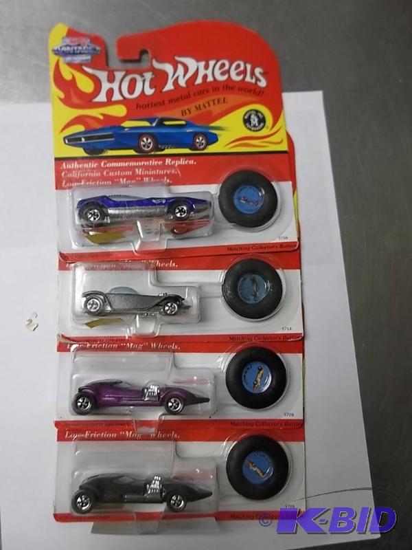 lot 105 image: Lot of 4 Hot Wheels Vintage Series