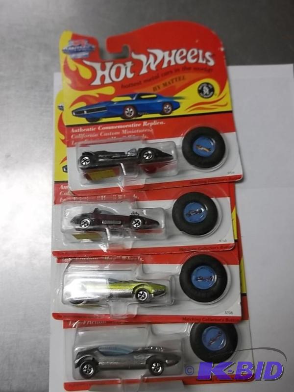 lot 106 image: Lot of 4 Hot Wheels Vintage Series