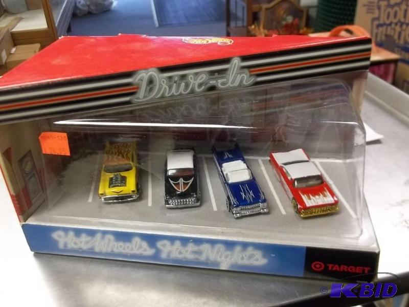 lot 111 image: Hot Wheels Hot Nights 4 car set