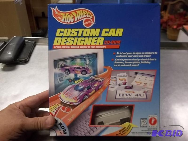 lot 115 image: 1995 Hot Wheels Custom Car Designer Computer Set