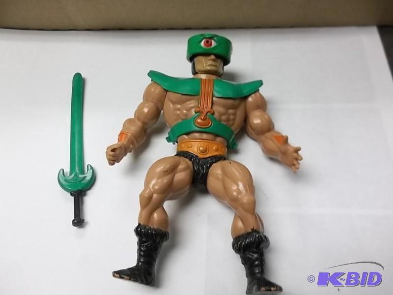lot 29 image: Vintage Tri-Klops He-Man Action Figure