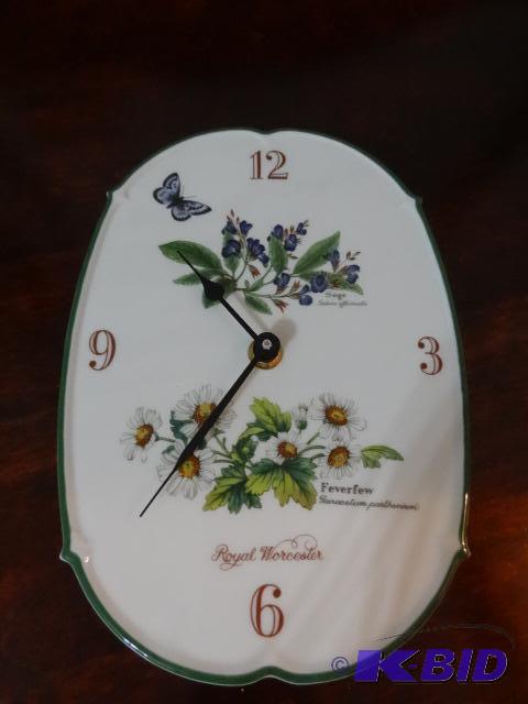 1990 Royal Worcester Porcelaine Clock...