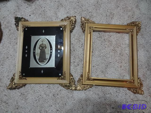 PlasterWood. Metal Frames. Two Frames...