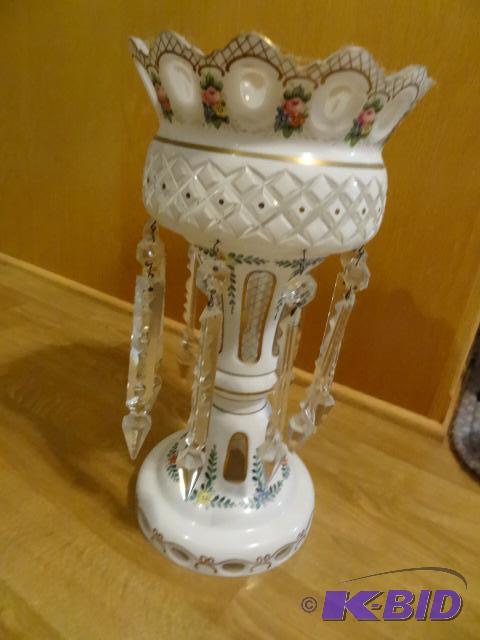 Luster. 14&quot Tall. With Prisms...