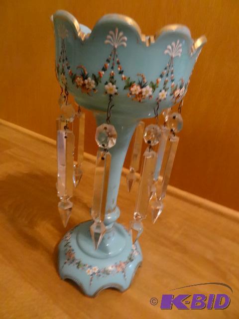 Luster with Prisms. 12 14&quot Tall...
