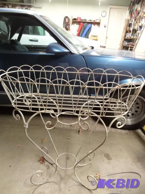 Iron Plant Stand. 32&quot wide. 35&quot Tal...