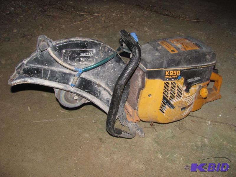 This PARTNER K950 Concrete Saw has a bad ring...