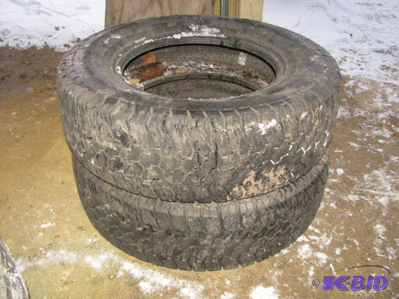 Two (2) Radial TERRA TRAC LT 22575R16 Tires ...