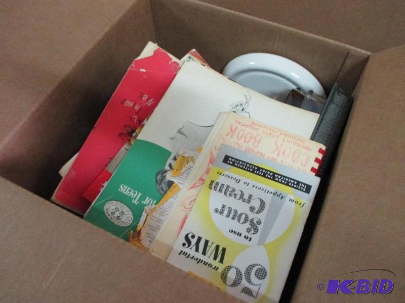 cookbooks, kitchen stuff...