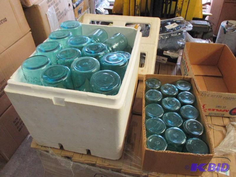 green ball jars...